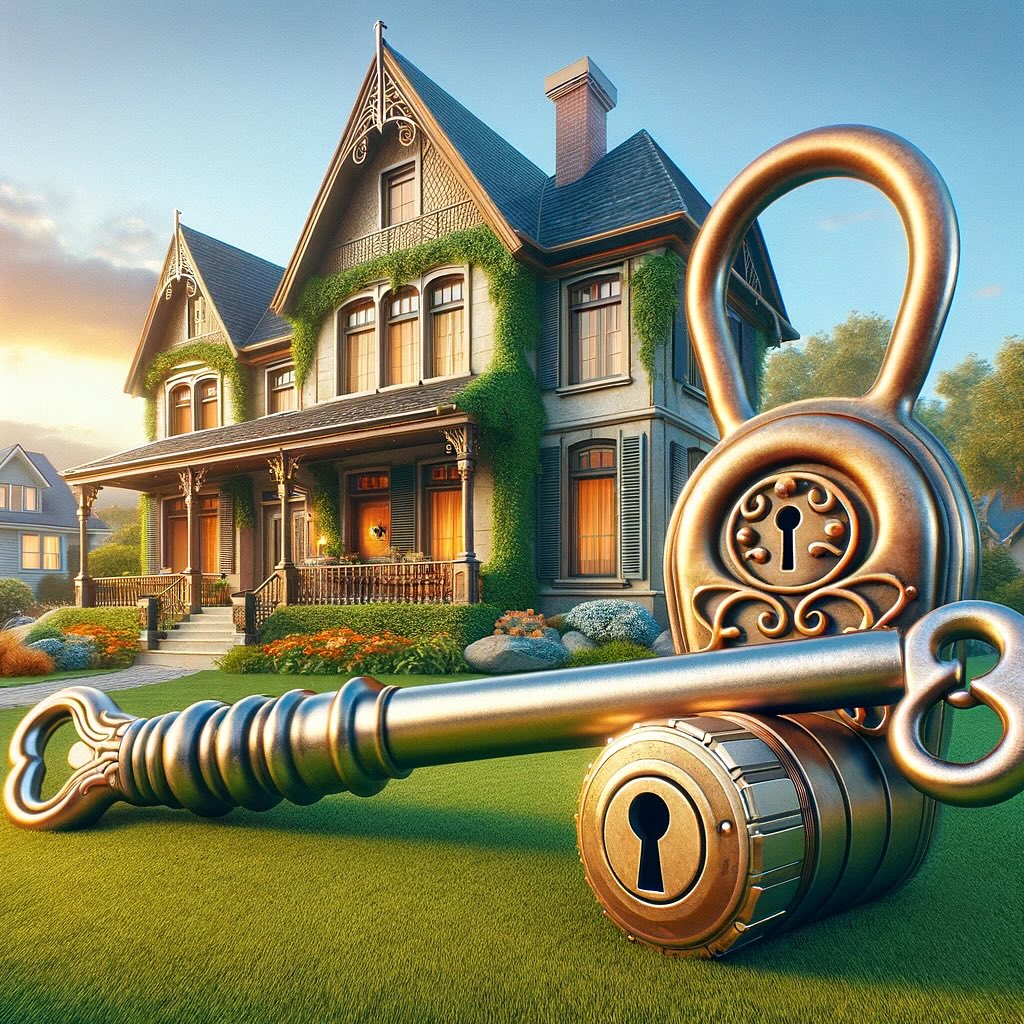 Professional locksmith in Bedford, NY installing a secure lock on a residential door.