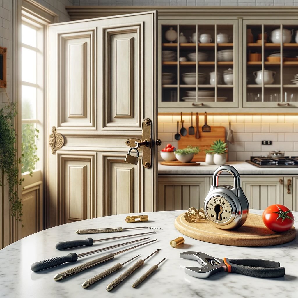 Professional locksmith in Dobbs Ferry, NY installing a secure lock on a residential door.